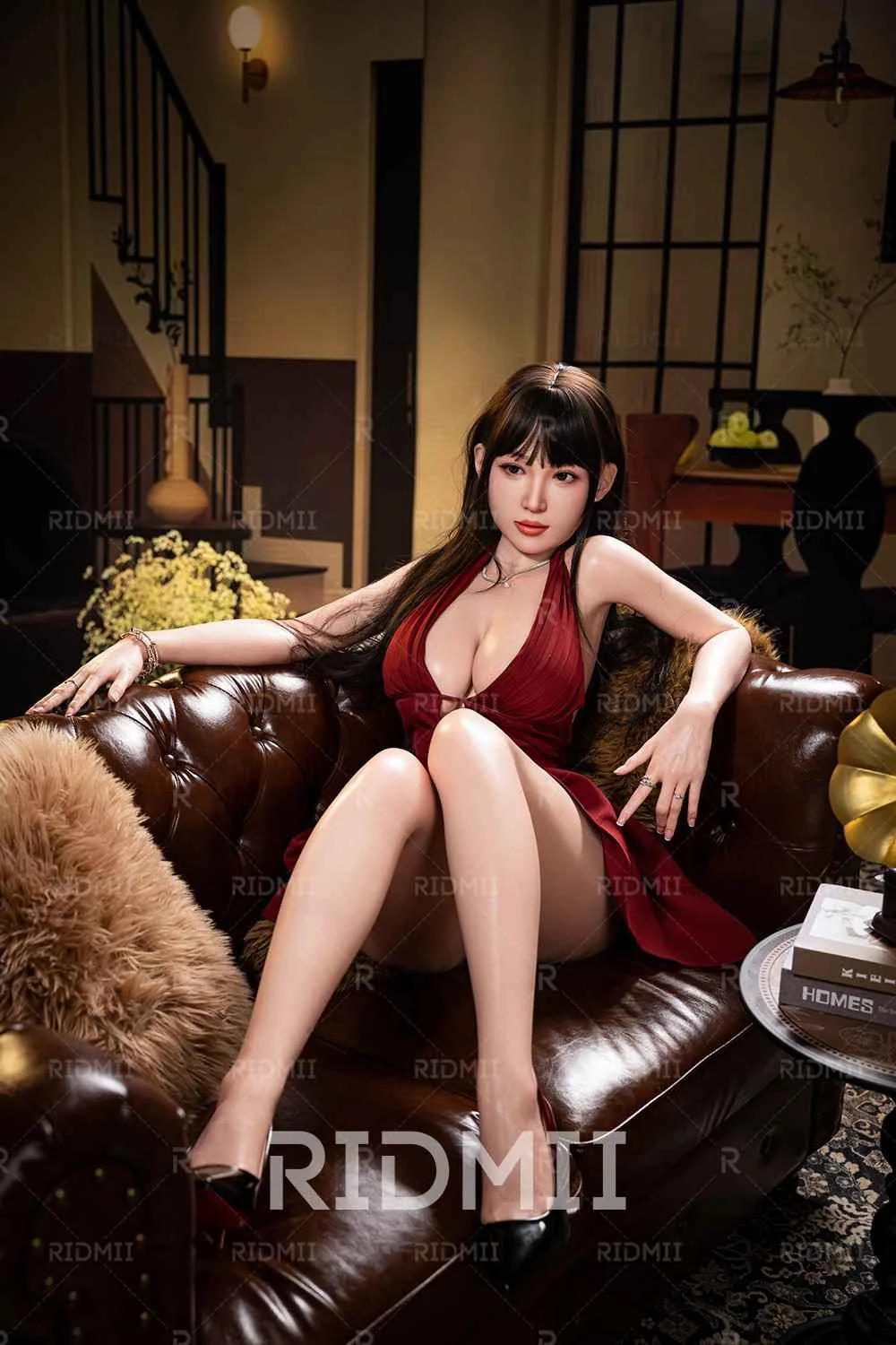 163cm (5ft3") Asian APP Controlled Silicone Sex Doll - Hain view 6