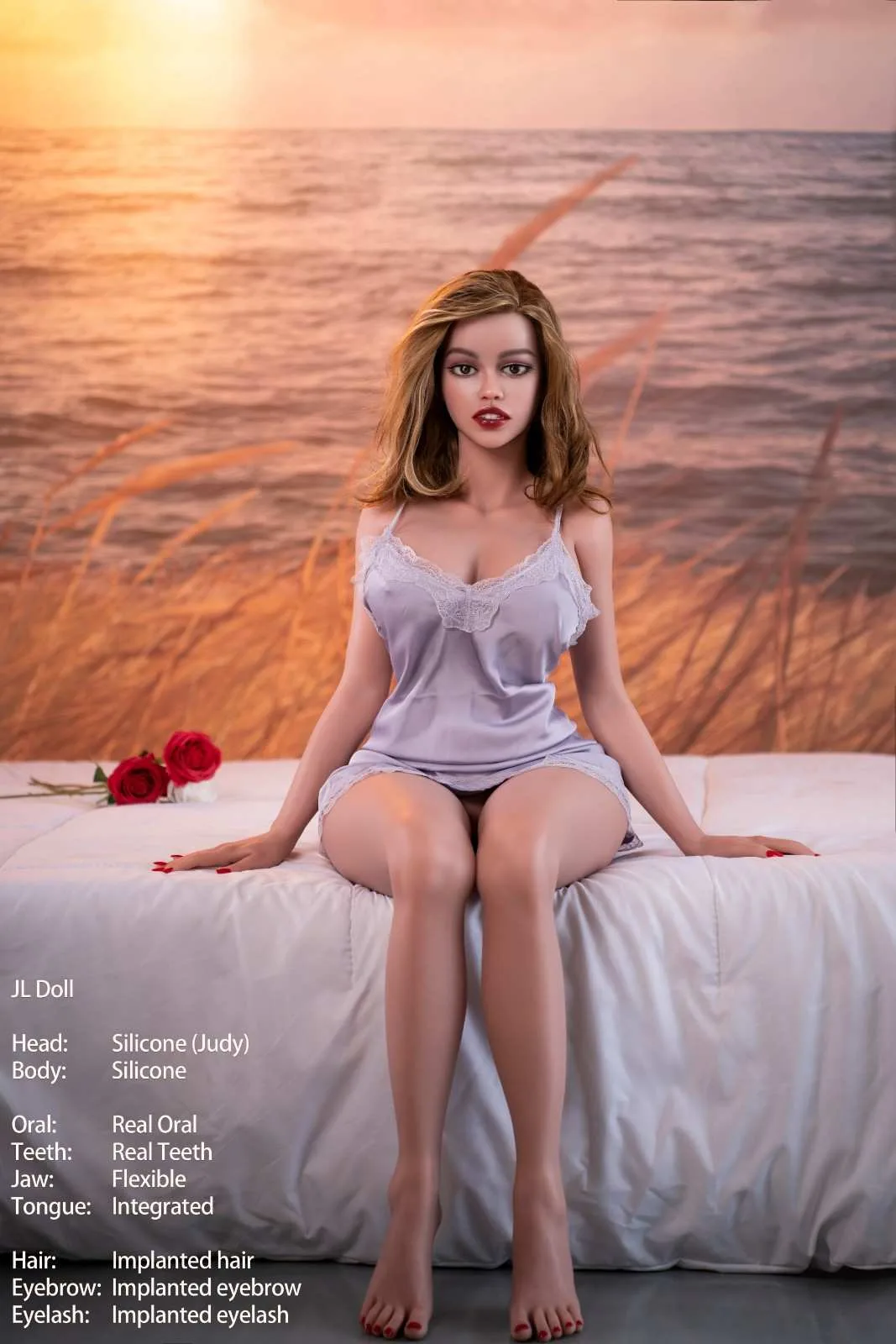 148cm (4ft10") ROS Silicone Sex Doll – Judy view 6