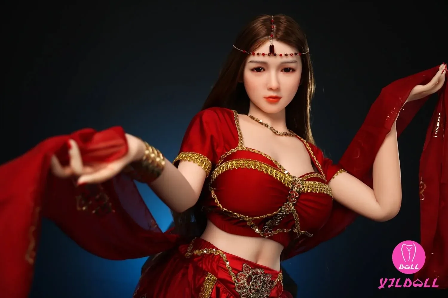 163cm (5ft3") Dancer Head & Body One Piece Silicone Sex Doll - F-Cup - Hye view 5