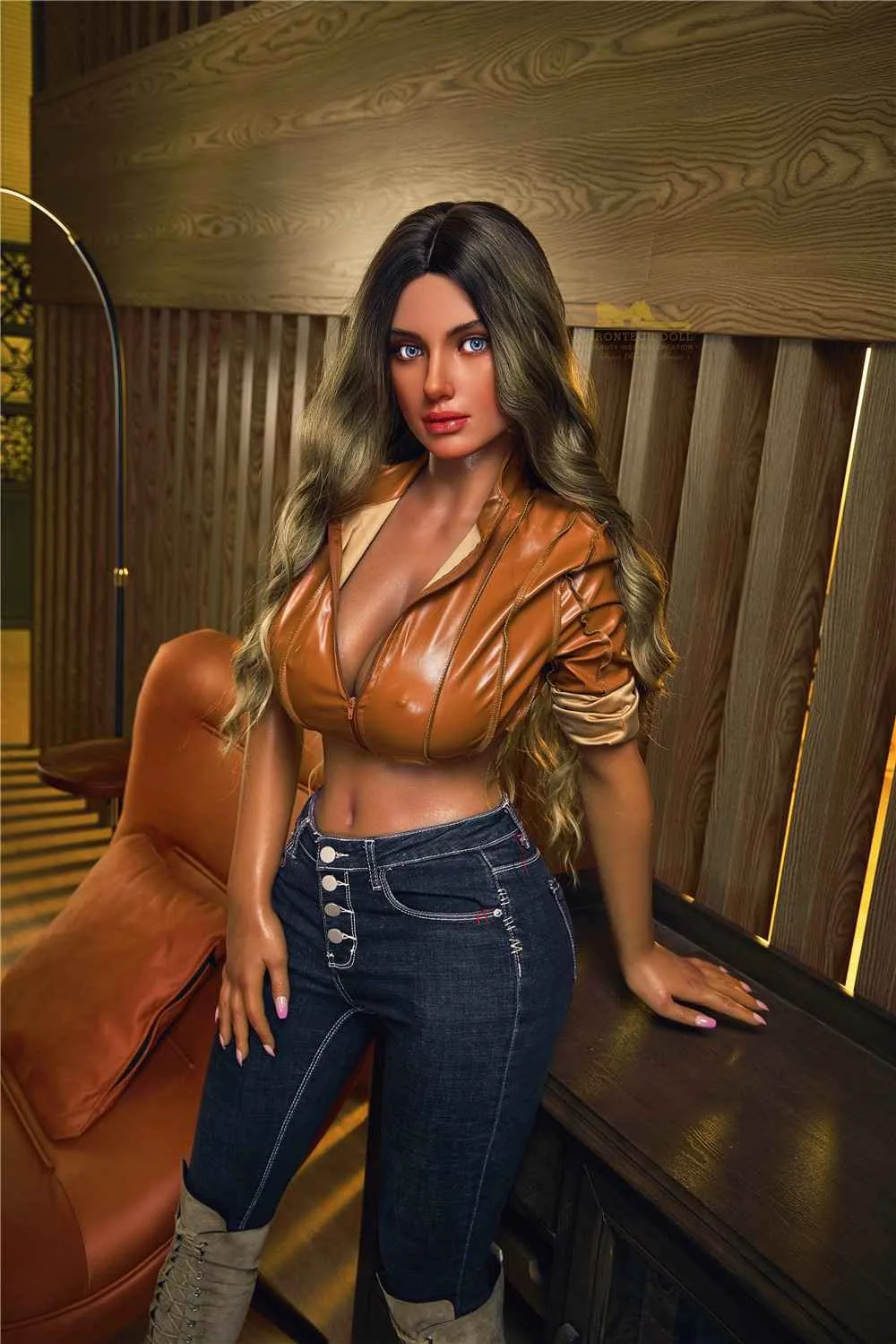 165cm (5ft5’) Silicone Sex Doll Big Tits - Lina view 6