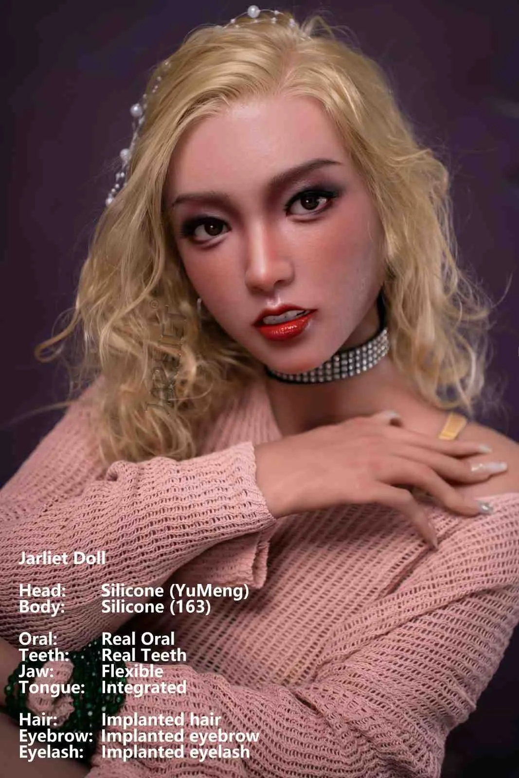 163cm (5ft3") ROS Blonde Curvy Silicone Sex Doll - YuMeng view 5