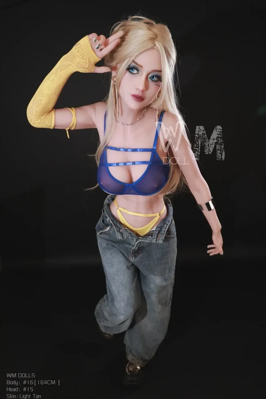 164cm (5ft4") Sexy Blonde Sex Doll with Realistic Bouncy Boobs- D-Cup - Head#15 - Liora view 6