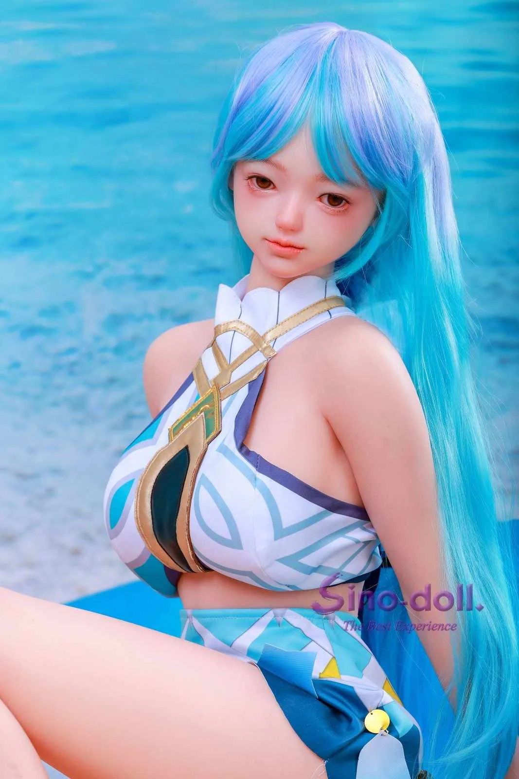 143cm (4ft8") Normal Breasts Full Platinum Silicone Doll - Soft-Max – Linbai view 1
