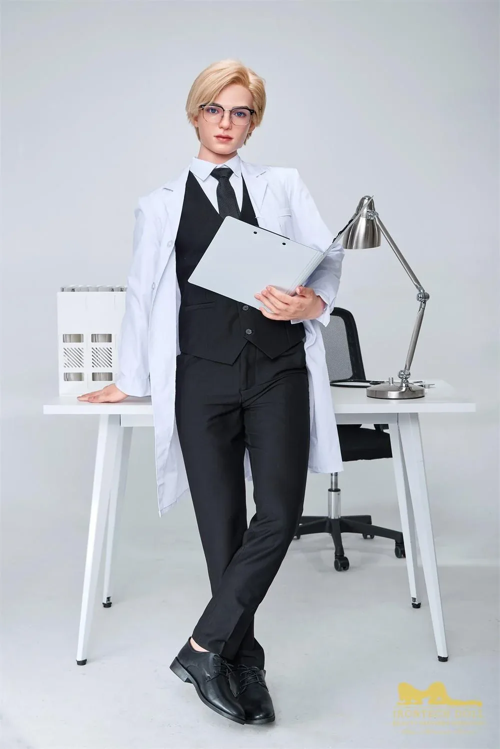 170cm (5ft5") British Silicone Male Sex Doll – Golden-Haired Fantasy Doctor - Lucas view 6