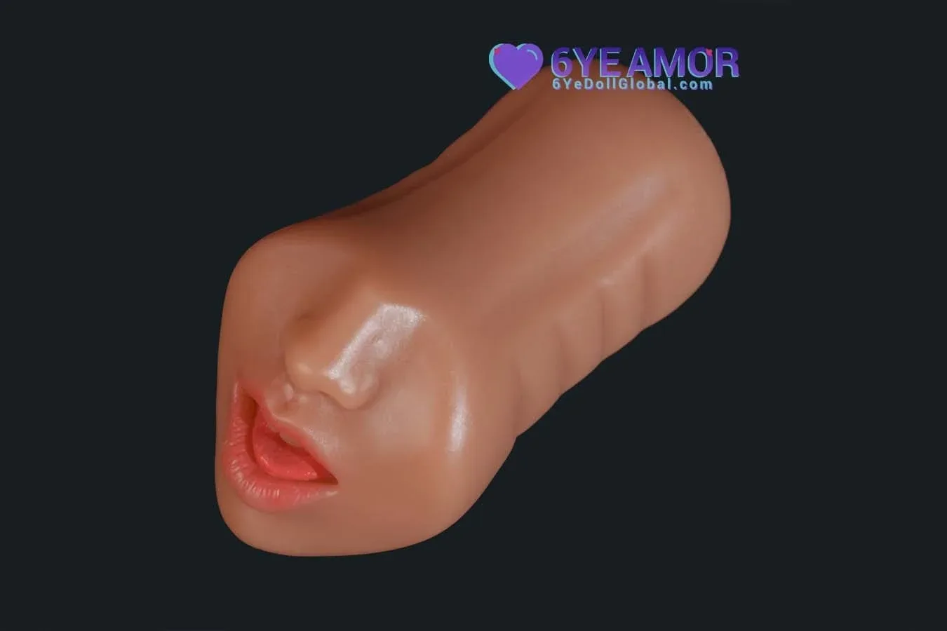9.5cm (3.7") Blowjob Mouth Masturbator (Model# LY0010) view 5