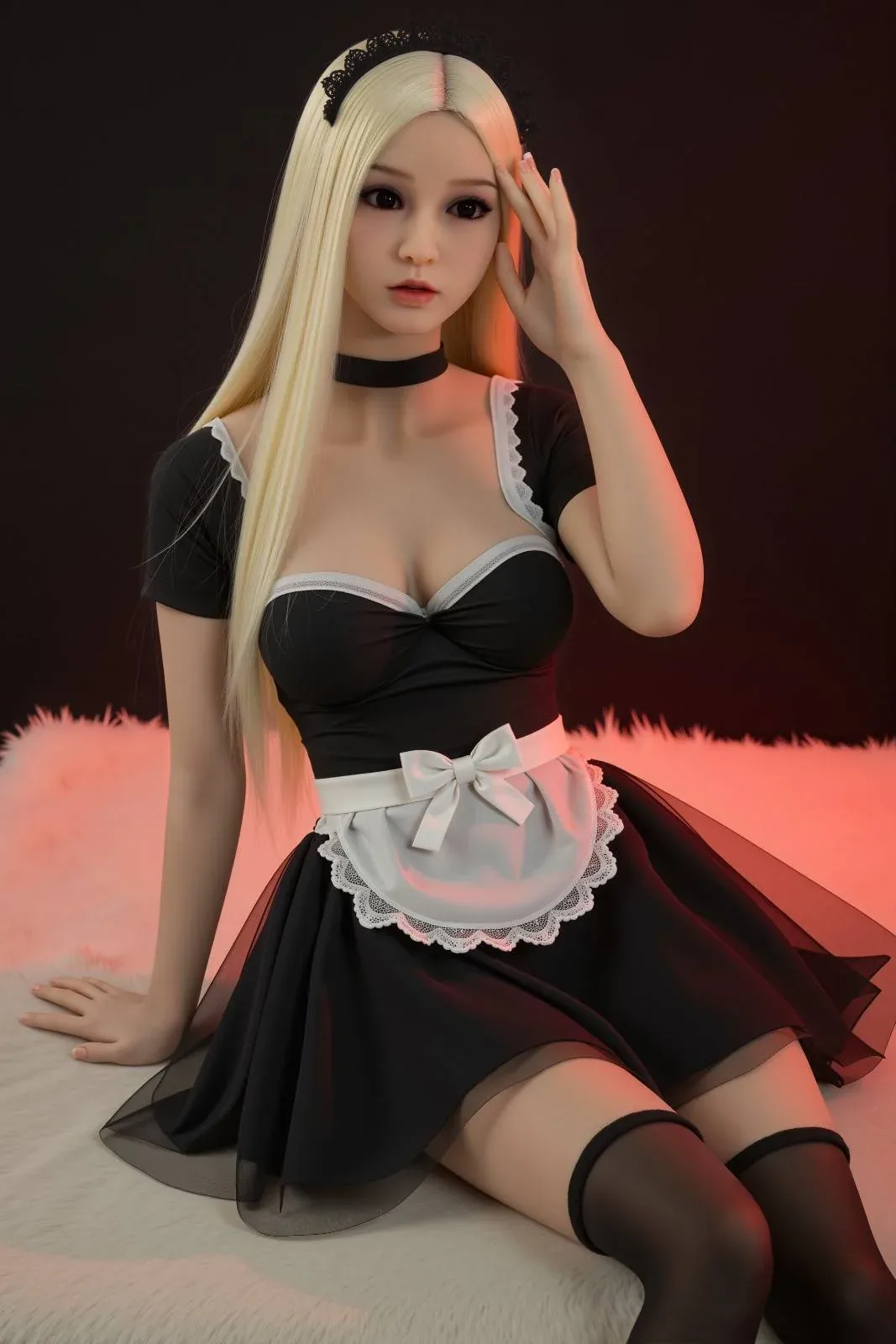 148cm (4ft8") Maid Blonde TPE Sex Doll - In Stock | US Only view 7
