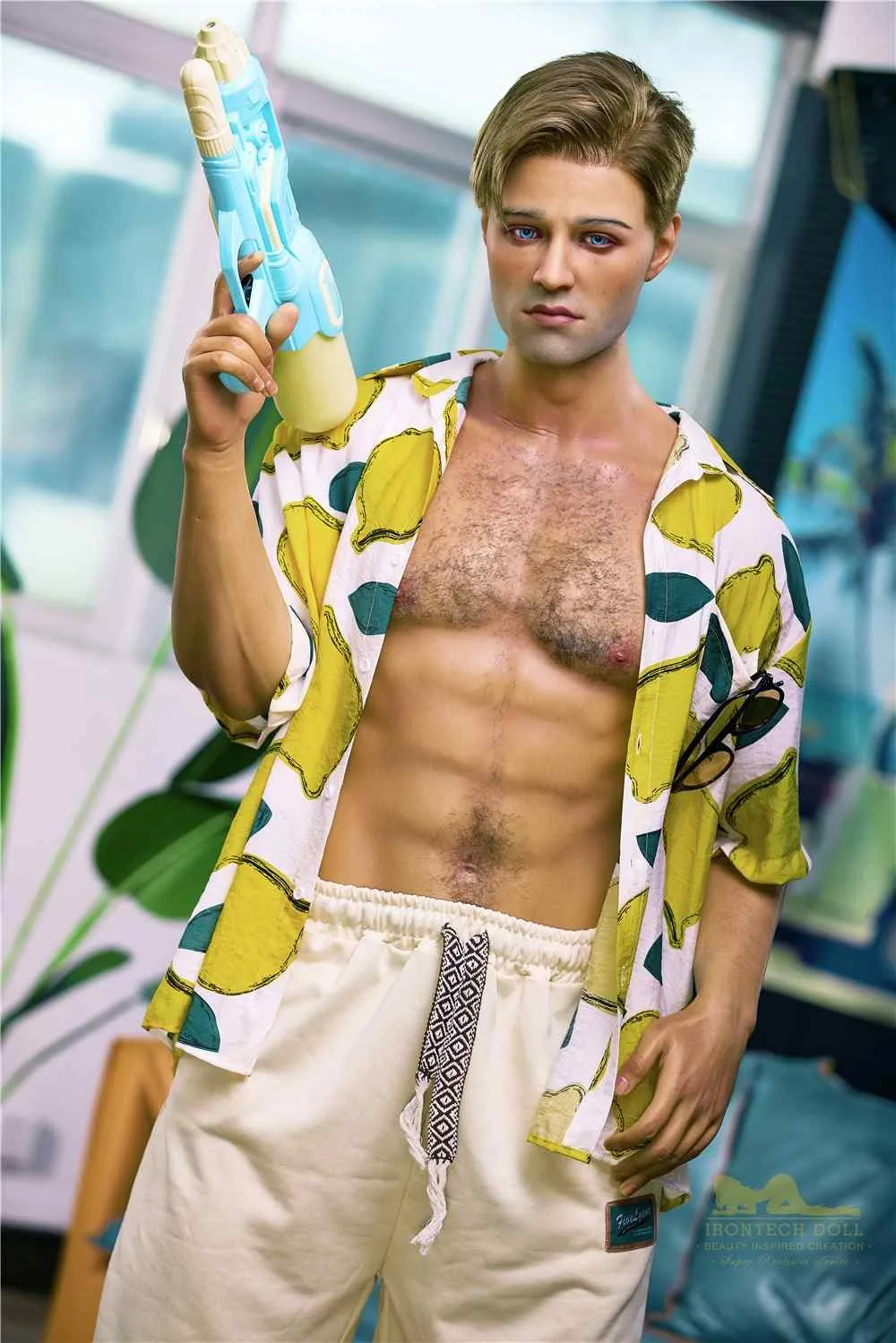 176cm (5ft7') American Beach Boy Silicone Male Sex Doll - Jack view 6