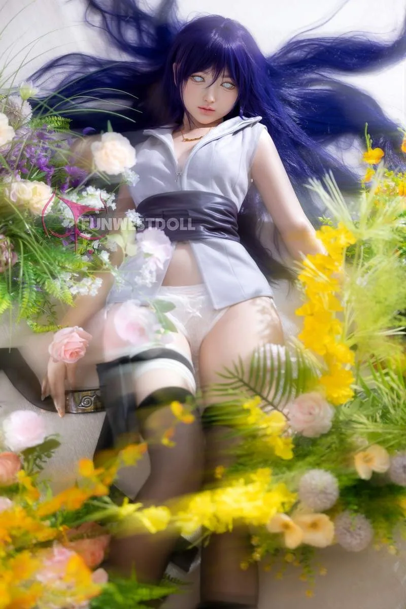 159cm (5ft2") Hinata Hyūga Silicone Sex Doll – Fantasy Cosplay - A-Cup - In Stock | EU Only view 6