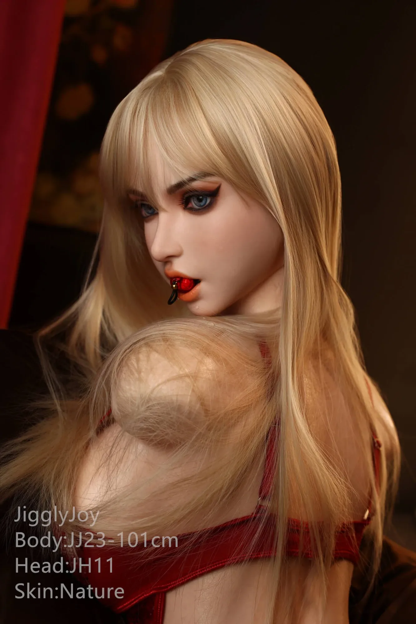 101cm (39.7") Blonde Silicone Torso Sex Love Doll - F-Cup - Flora view 6