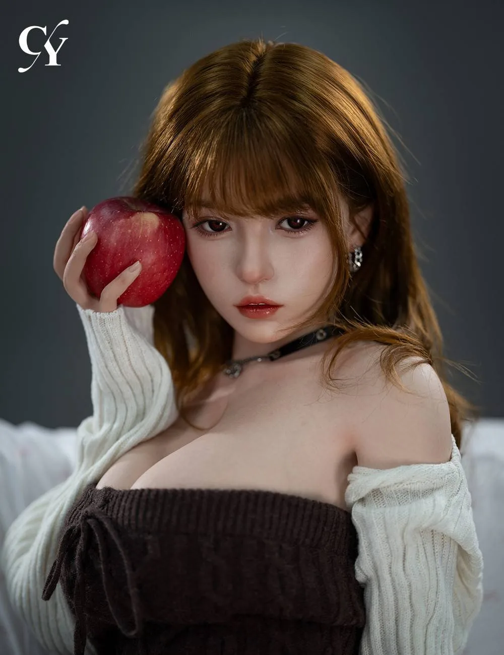 157cm (5ft2") Asian Petite Redhead Sex Doll - D-Cup- Liang view 7