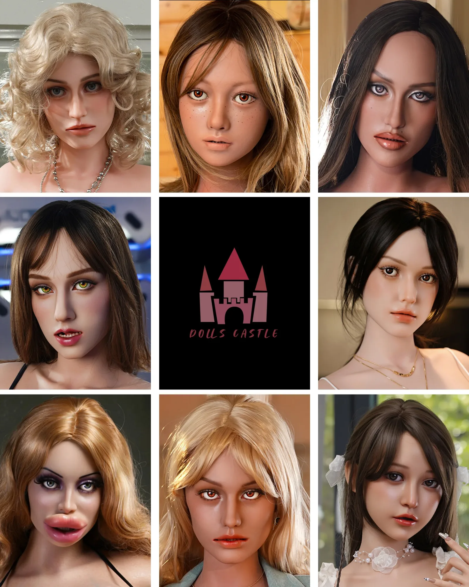 Dolls Castle Silicone Heads