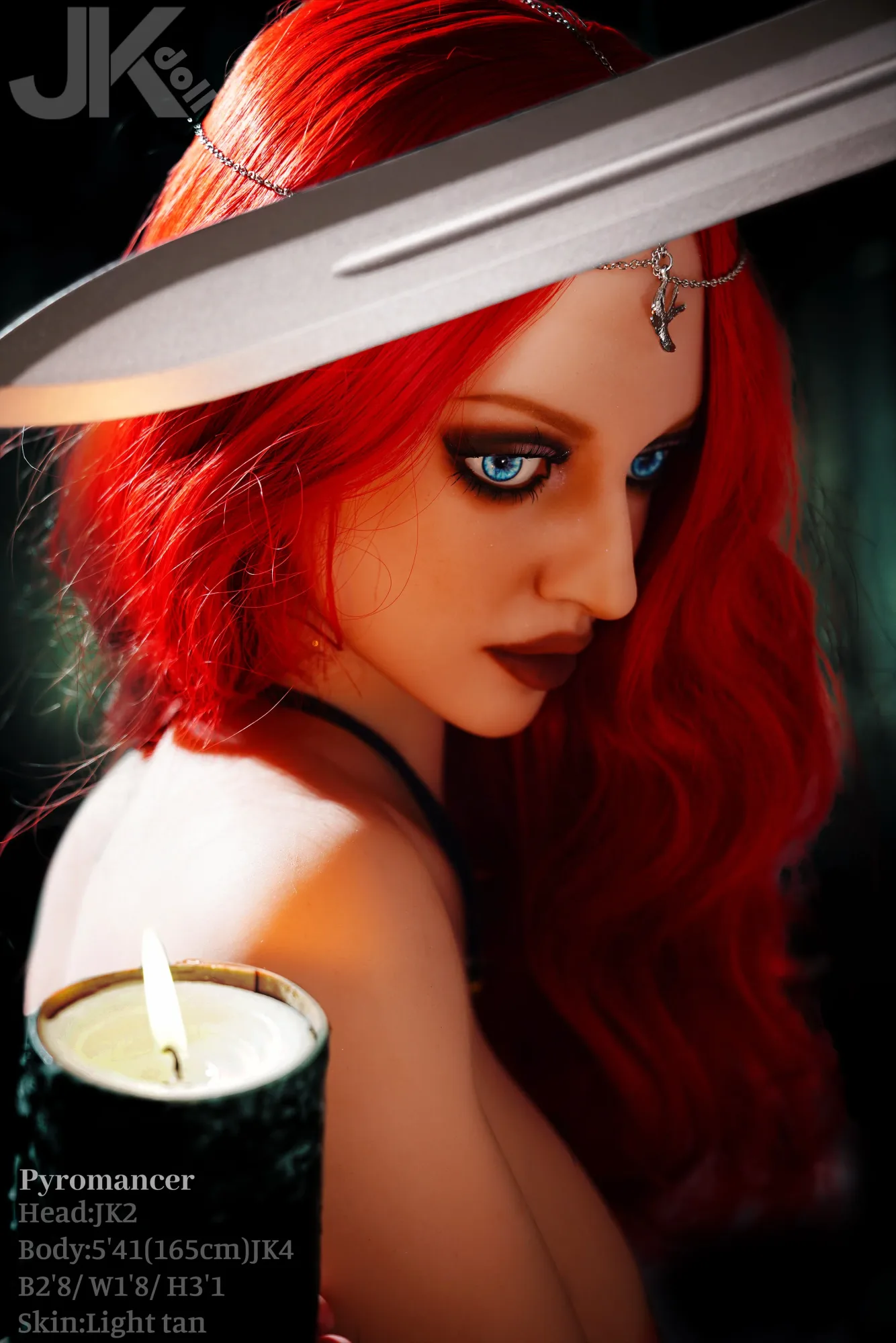 165cm (5ft5") Realistic TPE Sex Doll – Pyromancer JK#2 view 3