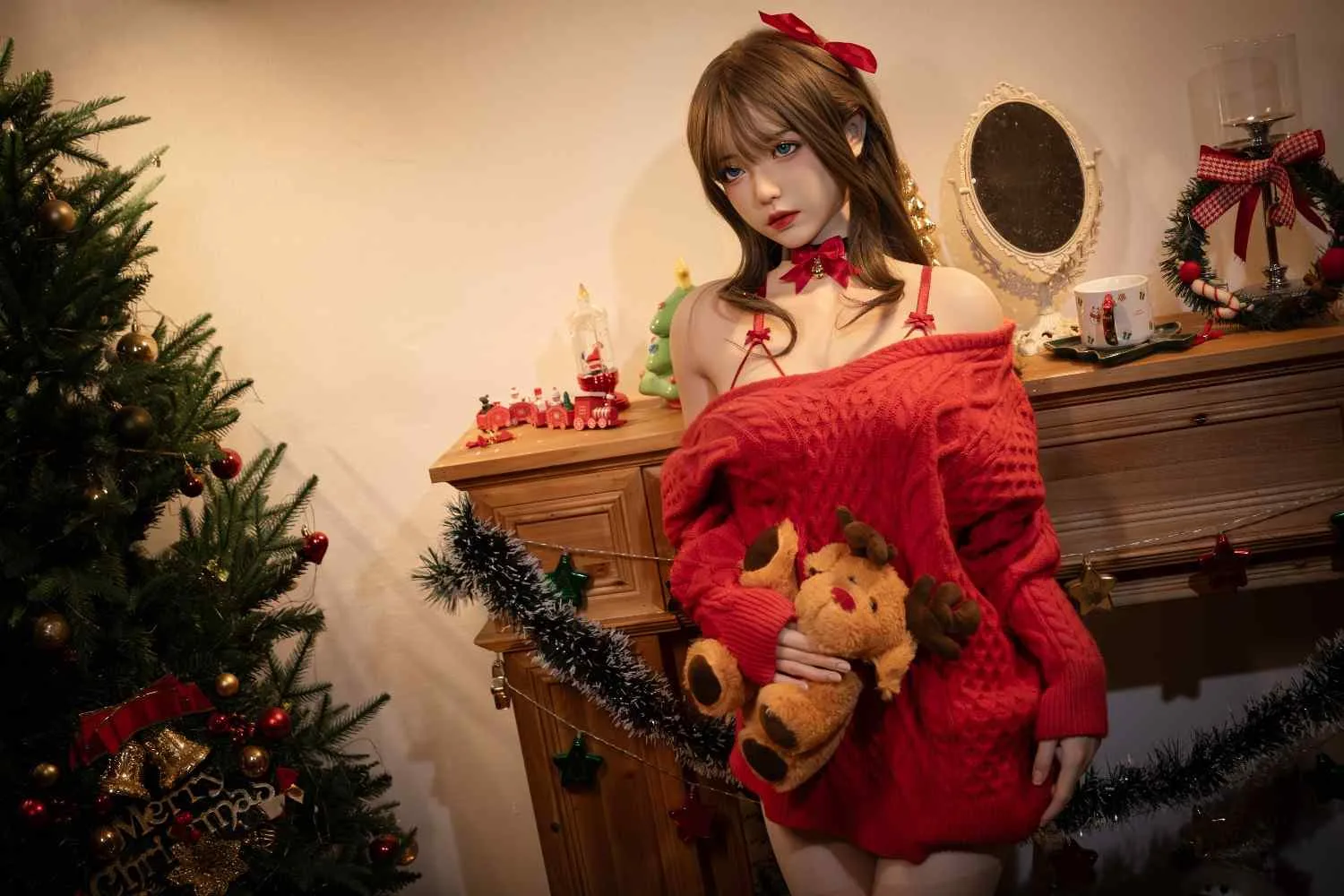 158cm (5ft1") Christmas Silicone Sex Doll - D-Cup - Jane view 7