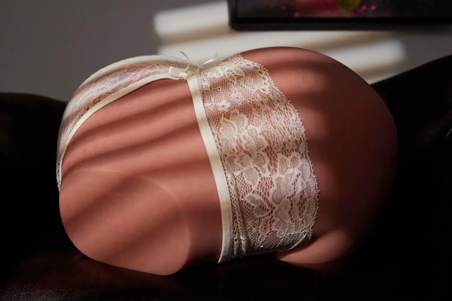 23.5cm (9.2") RS-6 Black Skin Sex Silicone Torso Butt - Climax Doll Pro view 6