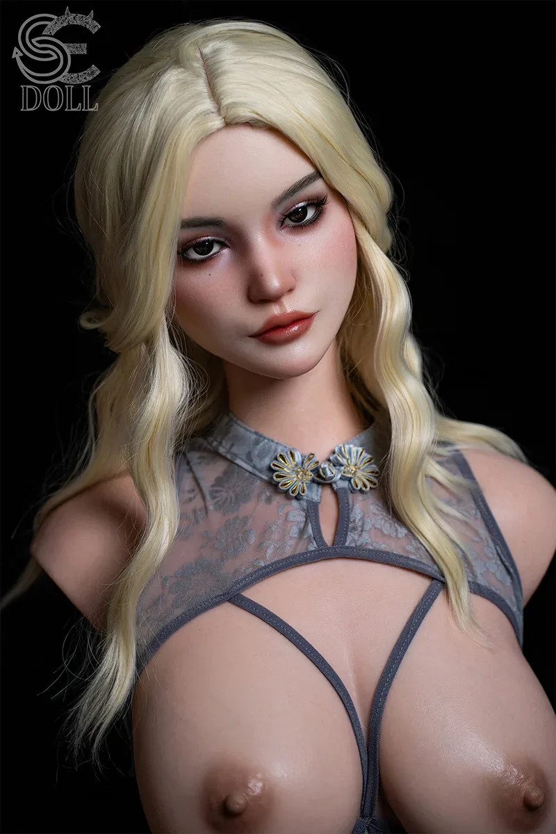 114cm (3ft7”) ROS Blonde Silicone Sex Torso- F-Cup - Isla Kane.A - In Stock | US Only view 4