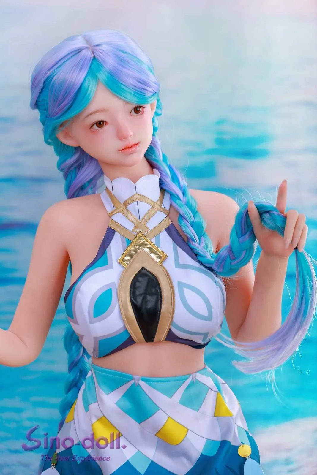 143cm (4ft8") Normal Breasts Full Platinum Silicone Doll - Soft-Max – Linbai view 5