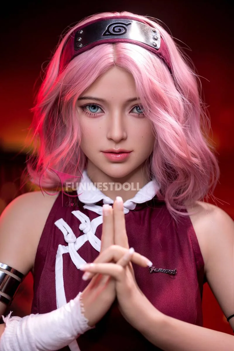 159cm (5ft2') A-Cup Wonderland Pink Hair Anime Sex Doll - Alice view 4