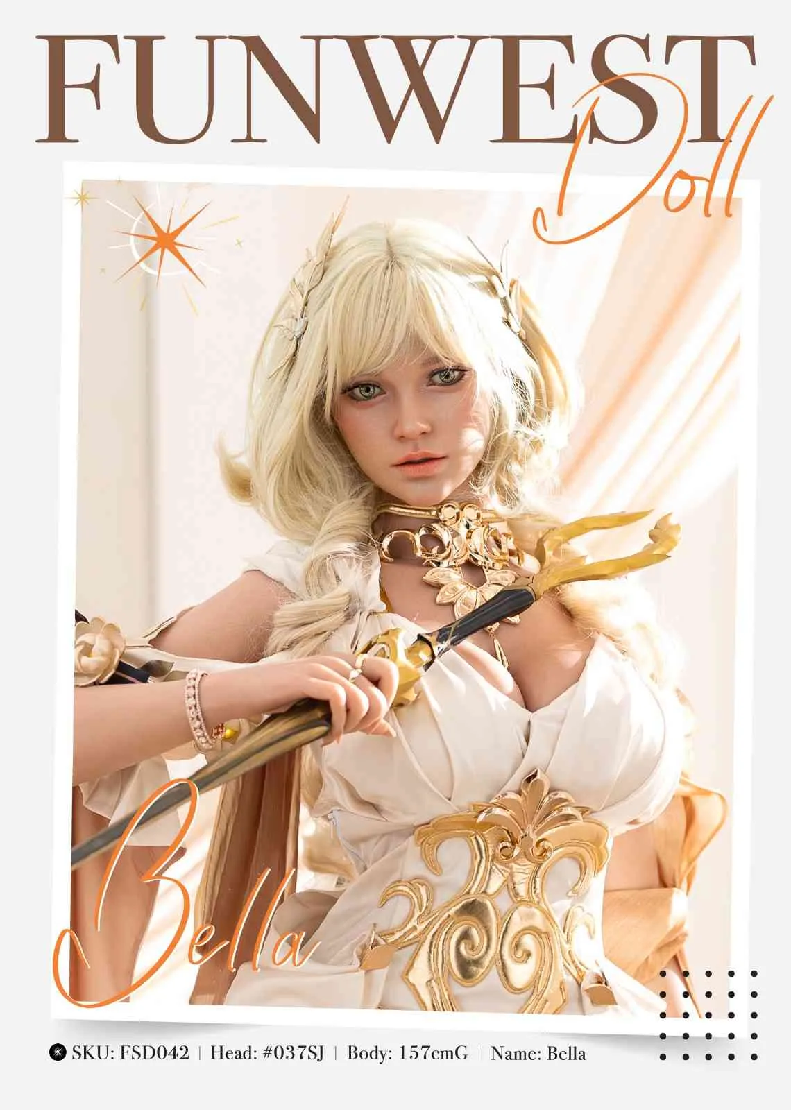 157cm (5ft2") Silicone Goddess ROS Sex Doll - G-Cup – Bella view 3