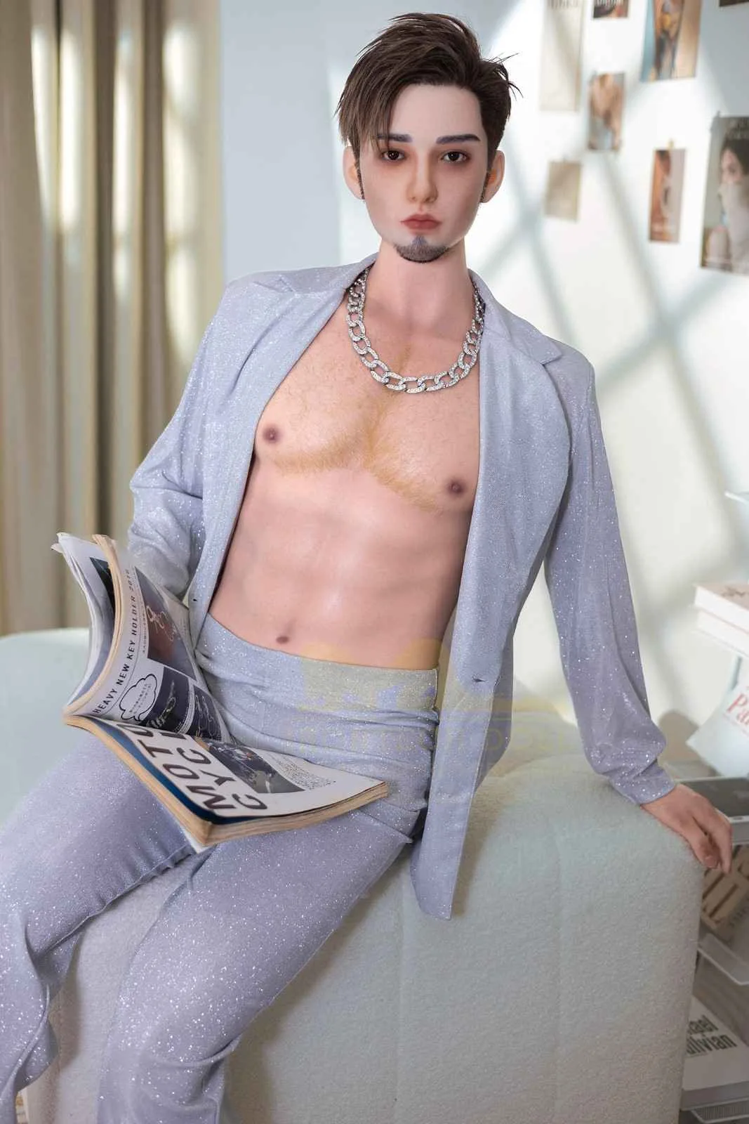 170cm (5ft5") Elegant Young Full Size Silicone Male Sex Doll - Jonh view 5