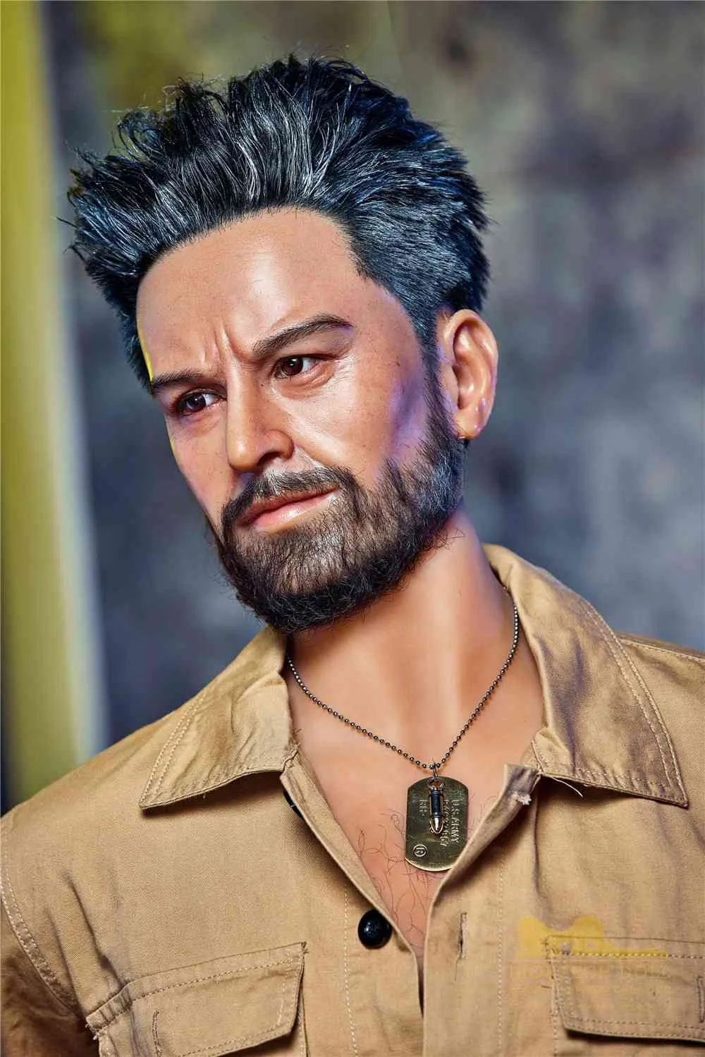 175cm (5ft9') Sexy Matured Male with Silicone Head Doll Model - Robert view 5