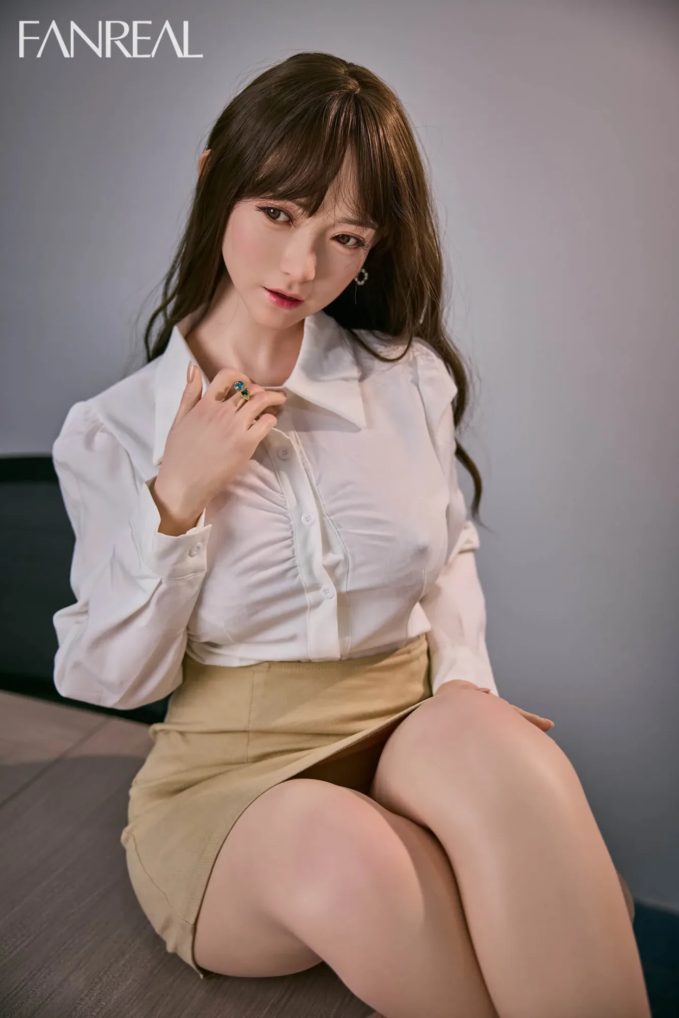 159cm (5ft2") Secretarial Role Silicone Sex Doll - F-Cup - Xue view 3