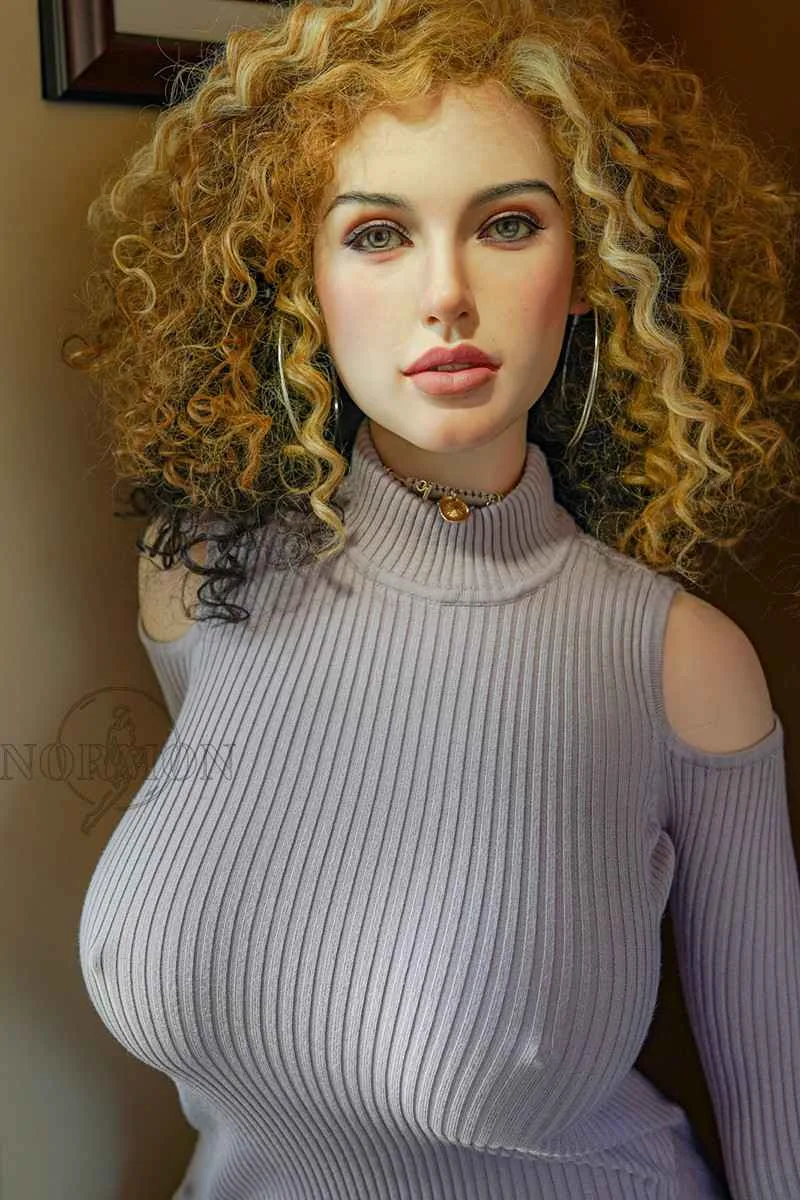162cm (5ft4') I-Cup Curvy body with Curly Fry Hair Sex Doll - Idara view 6