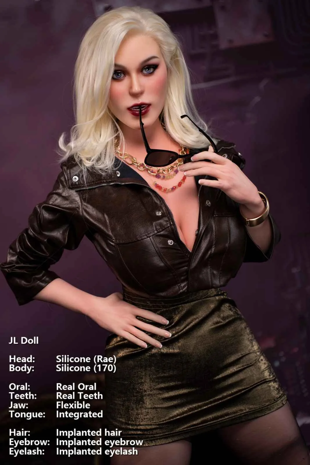 170cm (5ft6") Blonde Milf ROS Silicone Sex Doll - Rae view 4