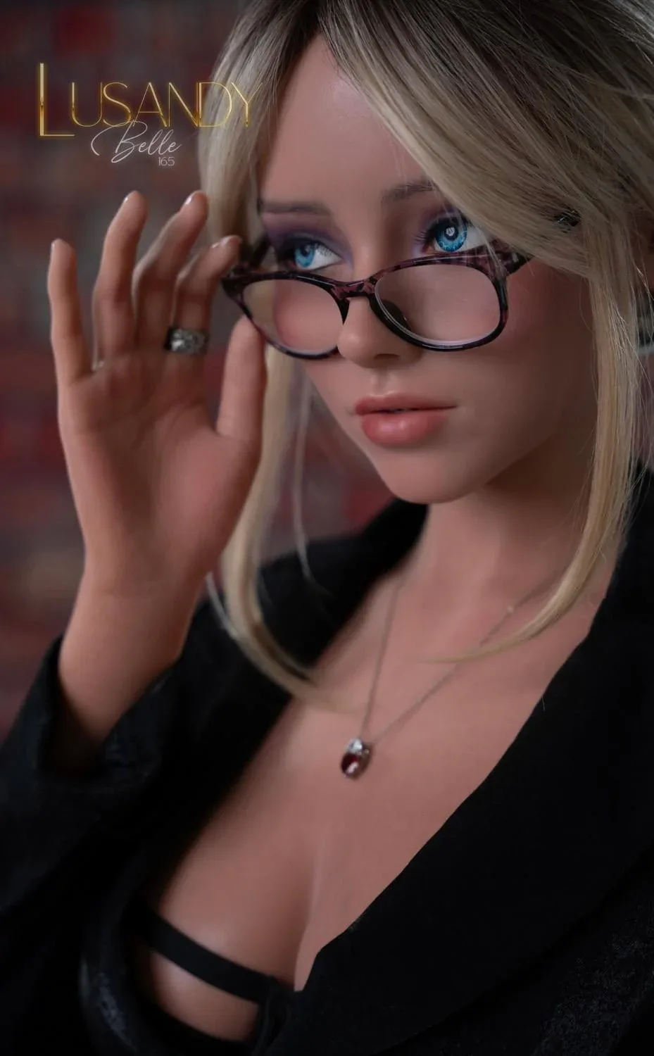 165cm (5ft5") Seductive in Corporate Attire Silicone Sex Doll - D-Cup - Belle view 3